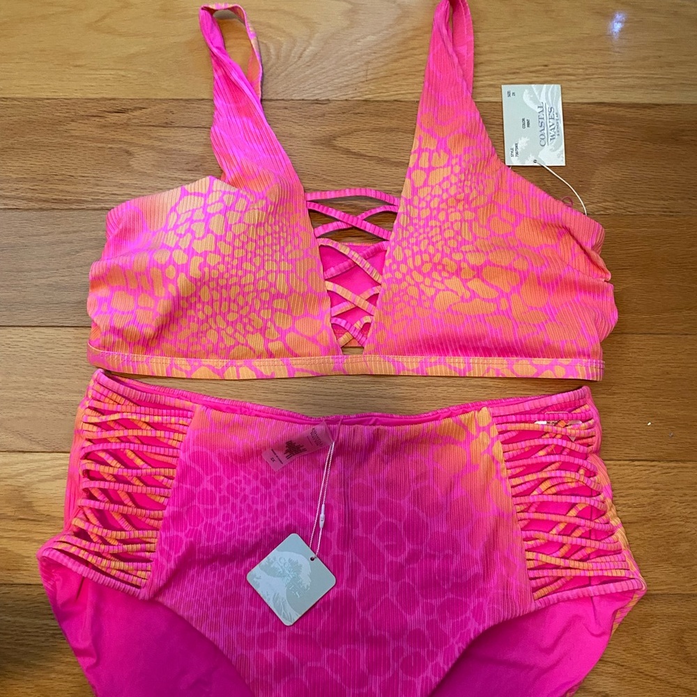 Coastal Waves Two Piece Swimwear